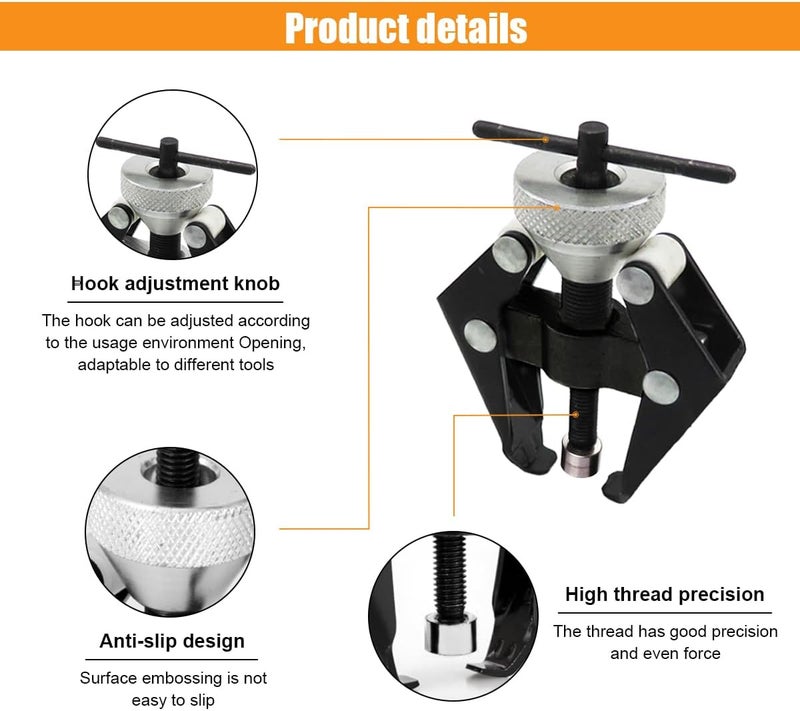 GLSOWEE Battery Terminal Puller Wiper Arm Removal Tool - Heavy-Duty Battery Terminal and Wiper Arm Puller - Automotive Windshield Wiper Arm Removal Puller Repair Tool, Suitable for Most Cars - Image 4